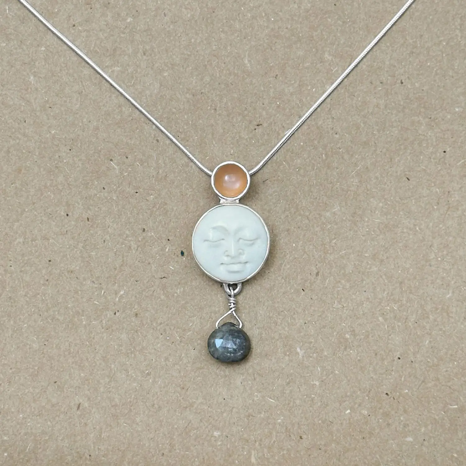 Slumbering Moon Pendant